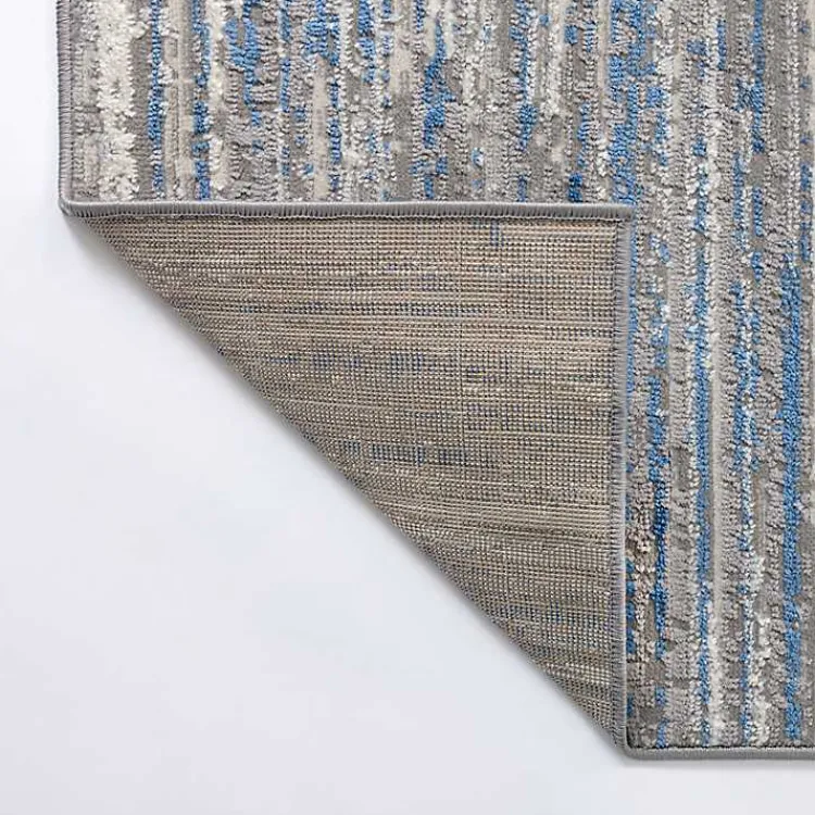 Area Rugs-Kirklands Home Dark Blue Claire Modern Area Rug, 7x10