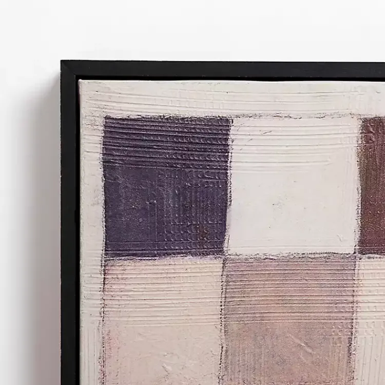 Canvas Art-Kirklands Home Color Block Squares Framed Canvas Art Print Multi