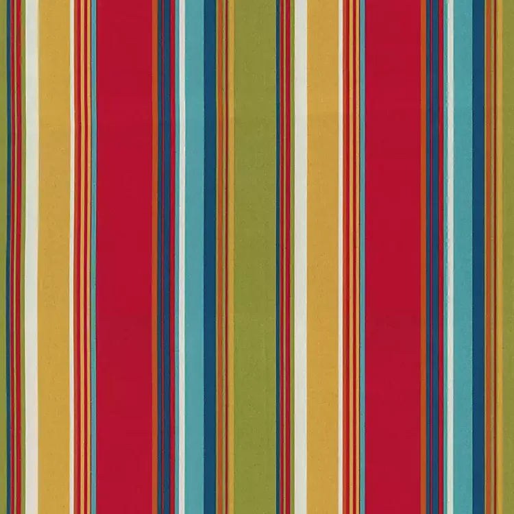 Outdoor Cushions & Pillows-Kirklands Home color Striped Outdoor Bench Cushion Multi