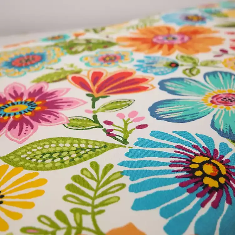 Outdoor Cushions & Pillows-Kirklands Home Colorful Floral Outdoor Seat Cushions, Set of 2 Multi