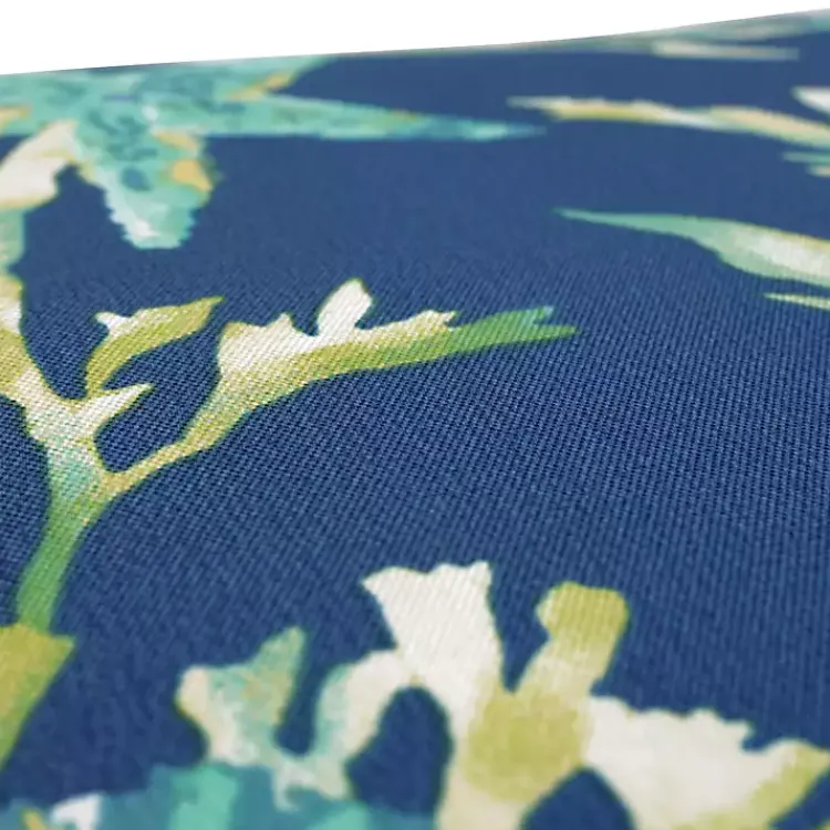 Outdoor Cushions & Pillows-Kirklands Home Navy Pacific Outdoor Chair Cushion