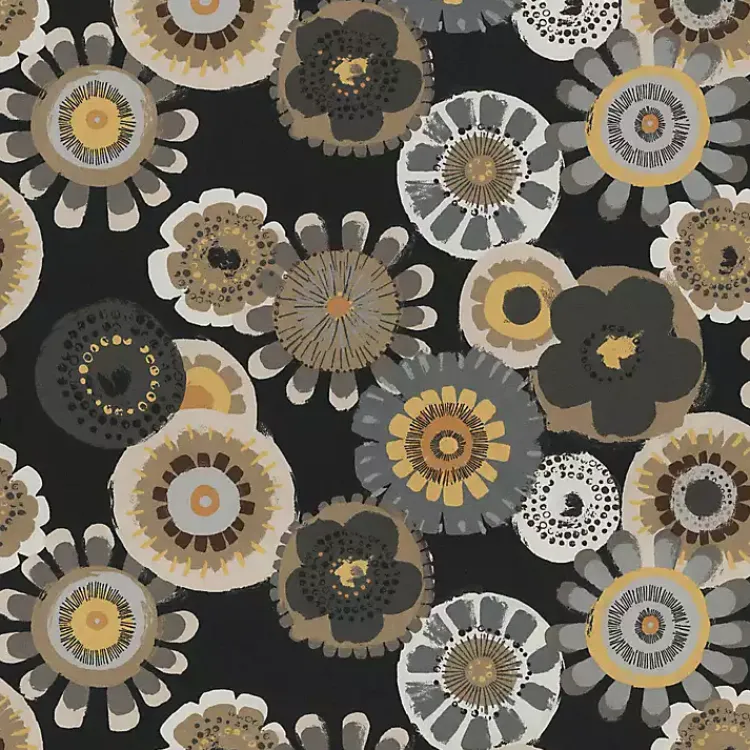 Outdoor Cushions & Pillows-Kirklands Home Black Crosby Wicker Chair Cushions, Set of 2