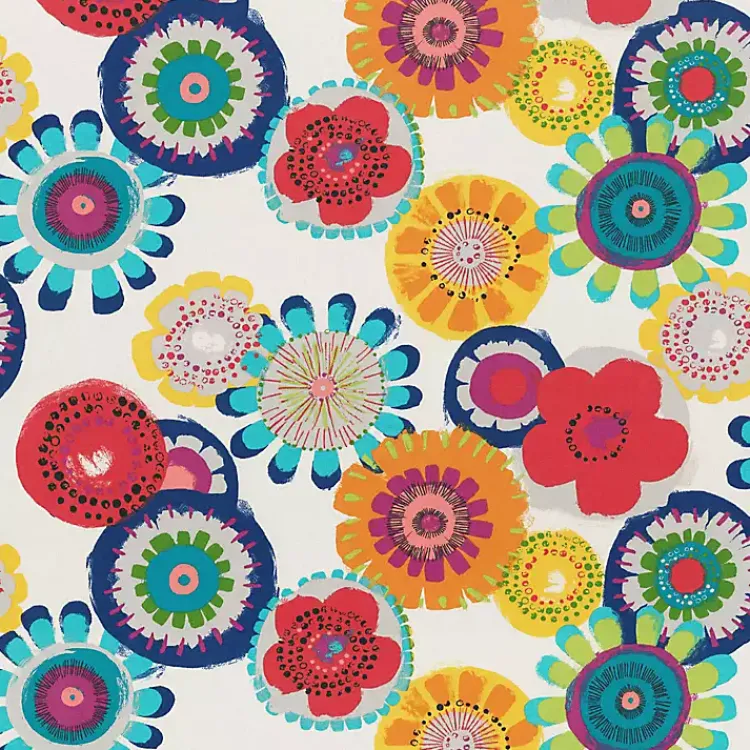 Outdoor Cushions & Pillows-Kirklands Home Blue Confetti Outdoor Lumbar Pillows, Set of 2