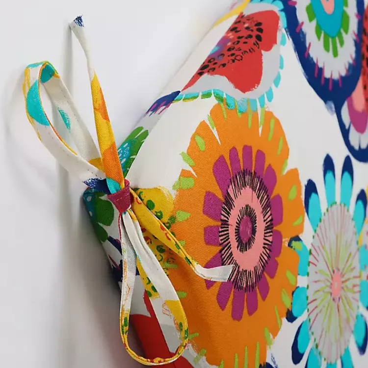 Outdoor Cushions & Pillows-Kirklands Home Blue Confetti Outdoor Chaise Cushion