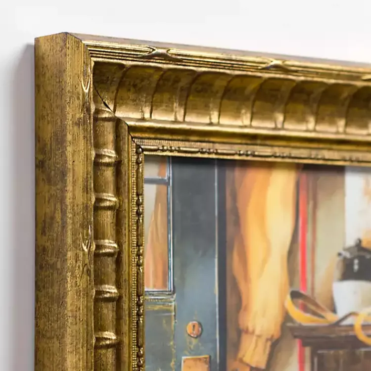 Framed Art-Kirklands Home Ready for a Walk Framed Art Print Multi