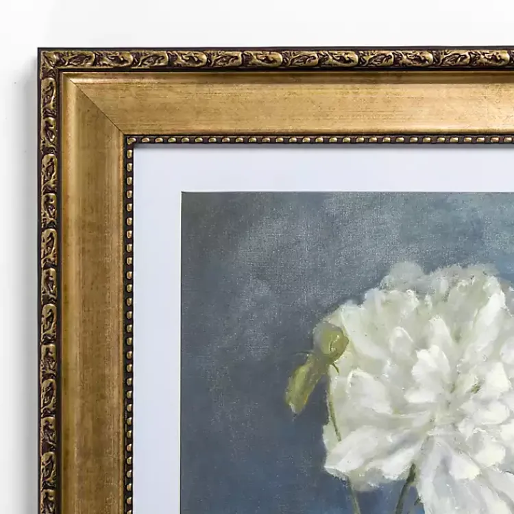 Framed Art-Kirklands Home Oil Painted Peony Framed Art Print