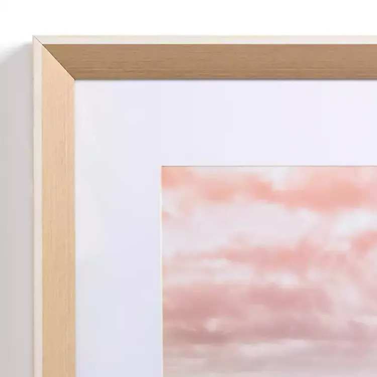 Framed Art-Kirklands Home Pink Sky Beach Framed Art Print