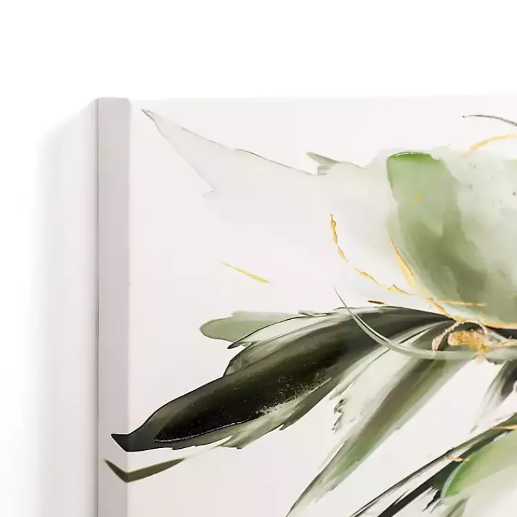 Canvas Art-Kirklands Home Graceful Greens Abstract Canvas Art Print