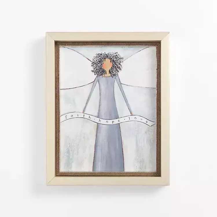 Framed Art-Kirklands Home Faith Angel Framed Art Print