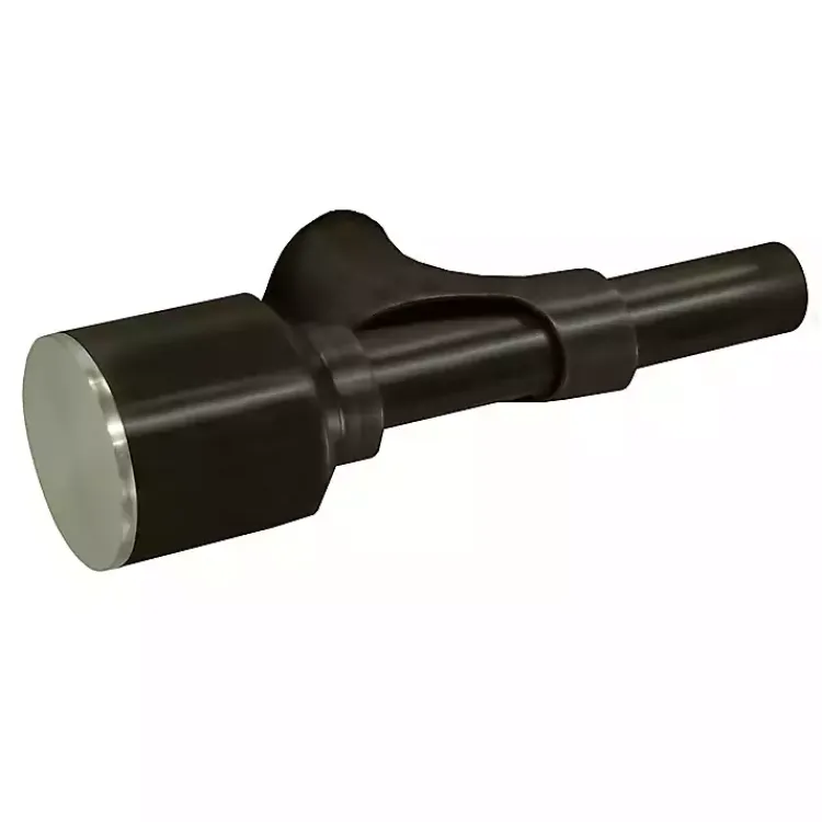 Curtain Rods & Hardware-Kirklands Home Espresso Metal Blackout Finial Curtain Rod, 36 in.