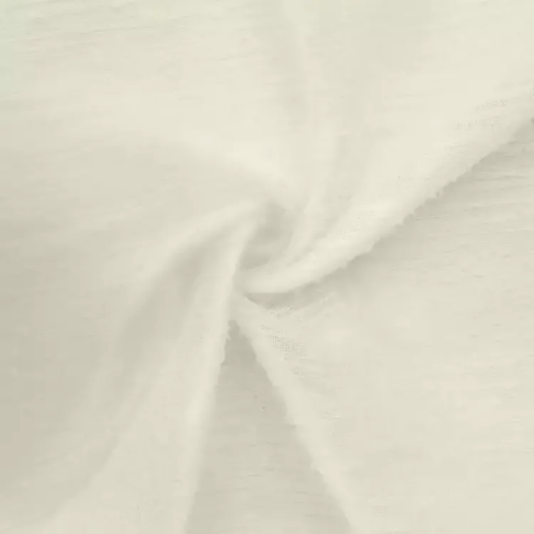 Curtains & Drapes-Kirklands Home Boucle Sheer Single Curtain Panel, 84 in. Ivory