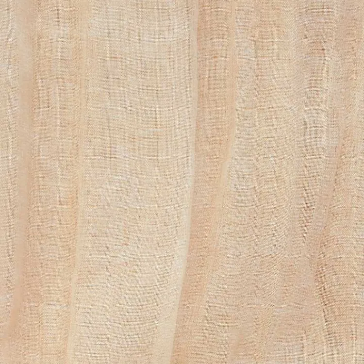 Curtains & Drapes-Kirklands Home Apricot Paloma Curtain Panel, 95 in. Orange