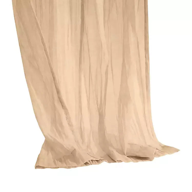 Curtains & Drapes-Kirklands Home Apricot Paloma Curtain Panel, 95 in. Orange