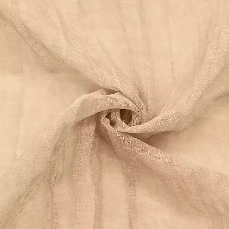 Curtains & Drapes-Kirklands Home Apricot Paloma Curtain Panel, 95 in. Orange