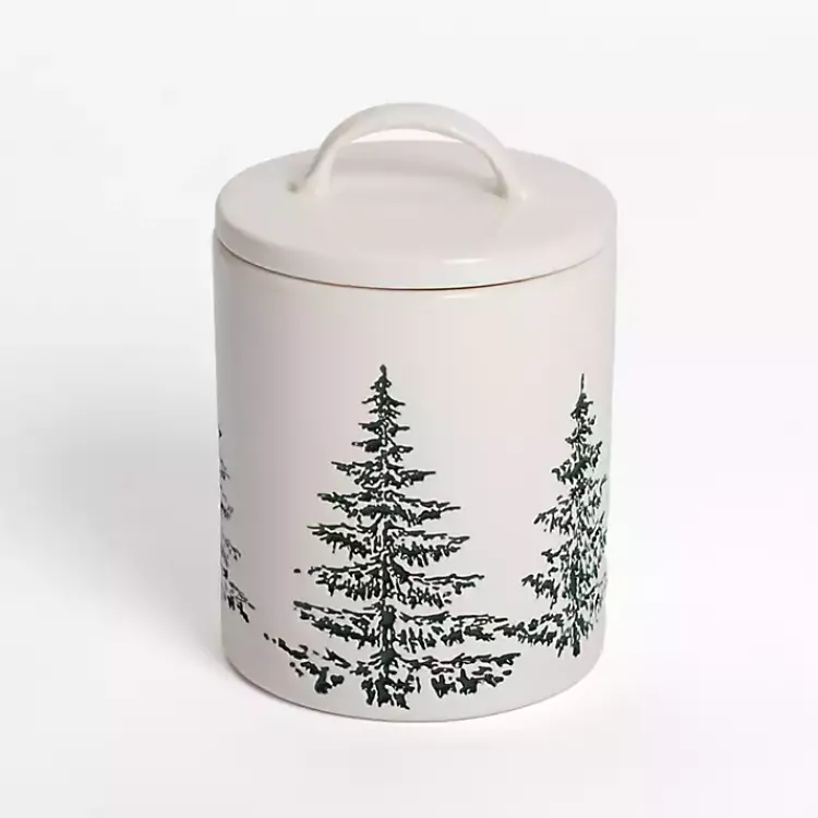 Serving & Entertaining-Kirklands Home Evergreen Ceramic Canister