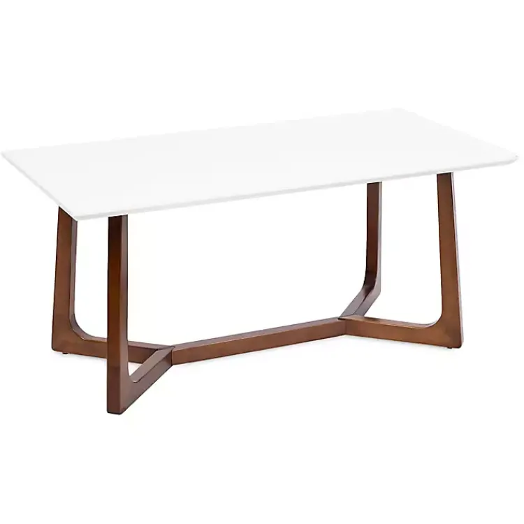 Coffee Tables-Kirklands Home and Walnut Olivia Coffee Table White