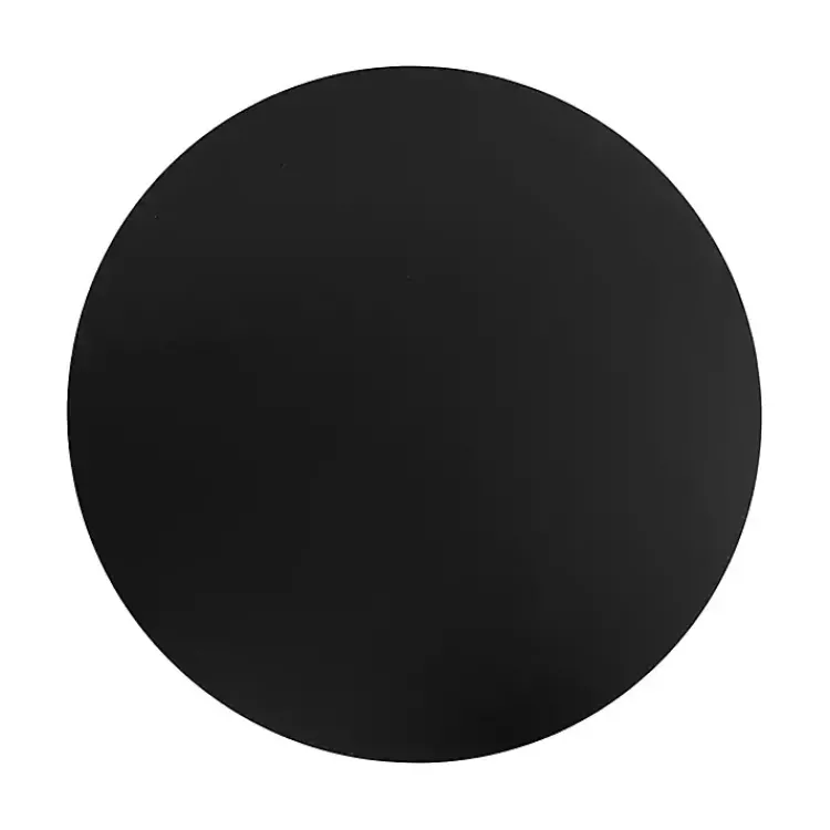 Coffee Tables-Kirklands Home Wood Round Ford Coffee Table Black