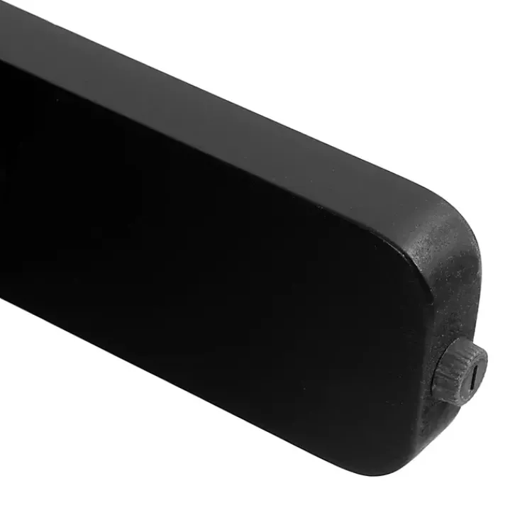 Coffee Tables-Kirklands Home Wood Round Ford Coffee Table Black