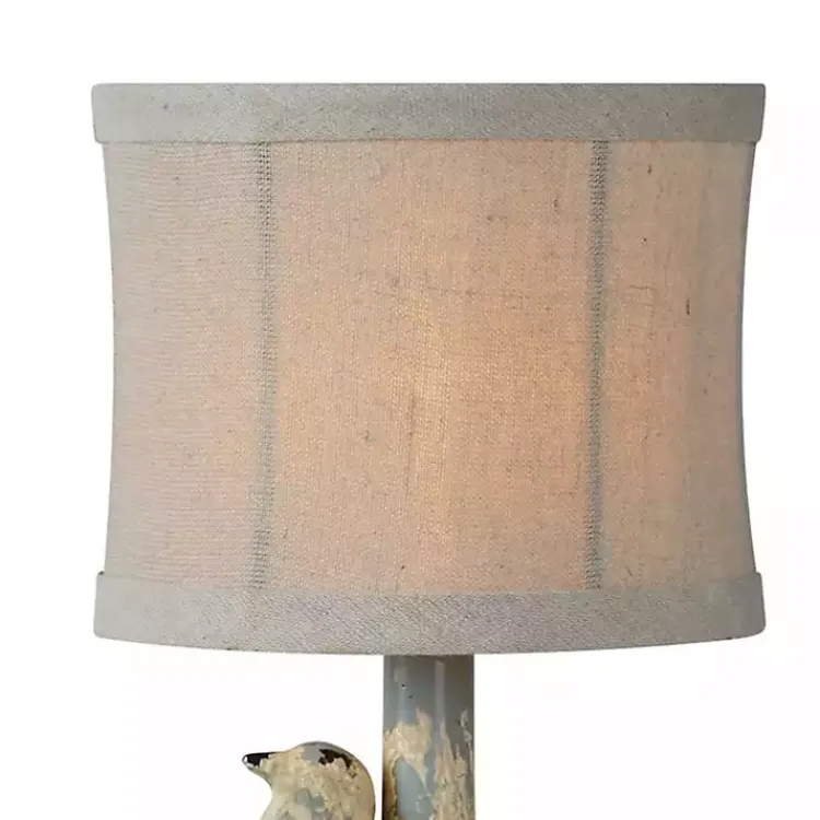 Table Lamps-Kirklands Home Rustic June Bird Mini Table Lamps, Set of 2 Blue