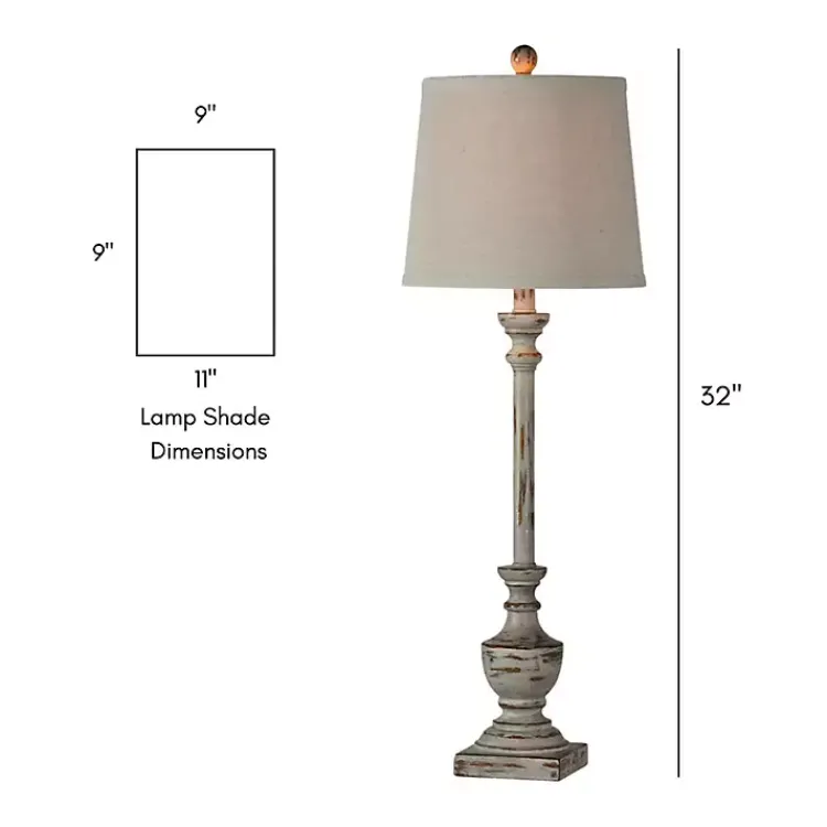Buffet Lamps-Kirklands Home Joelle Buffet Lamps, Set of 2 Gray