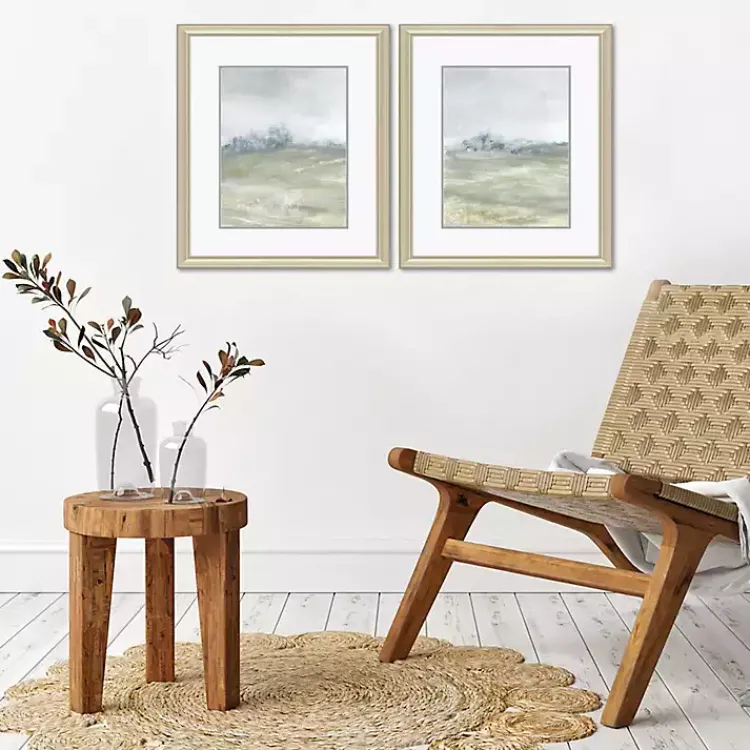 Framed Art-Kirklands Home Morning Mist Framed Canvas Art Prints, Set of 2