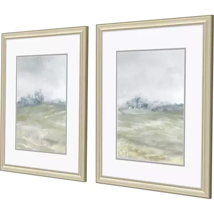 Framed Art-Kirklands Home Morning Mist Framed Canvas Art Prints, Set of 2