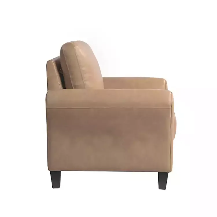 Accent Chairs-Kirklands Home Light Walter Accent Chair Brown