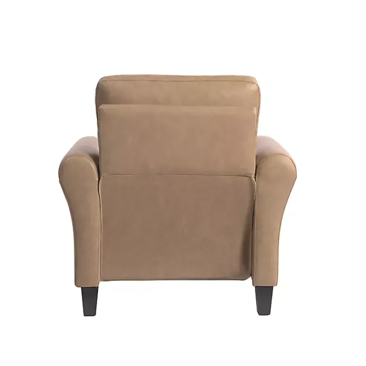 Accent Chairs-Kirklands Home Light Walter Accent Chair Brown