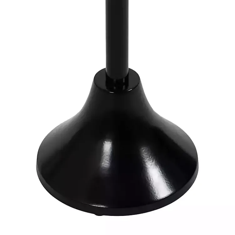 Accent & End Tables-Kirklands Home Round Metal Layla Accent Table Black