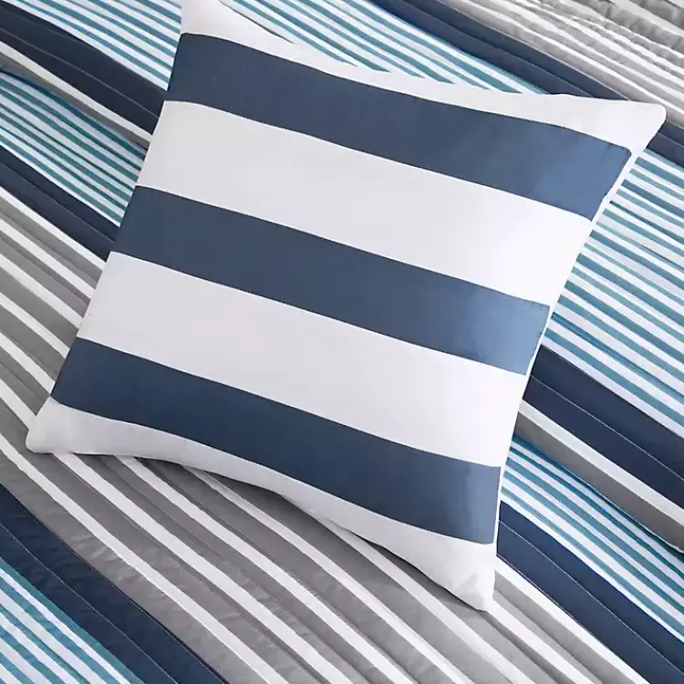 Quilts-Kirklands Home Reversible Stripes 5-pc. Full/Queen Quilt Set