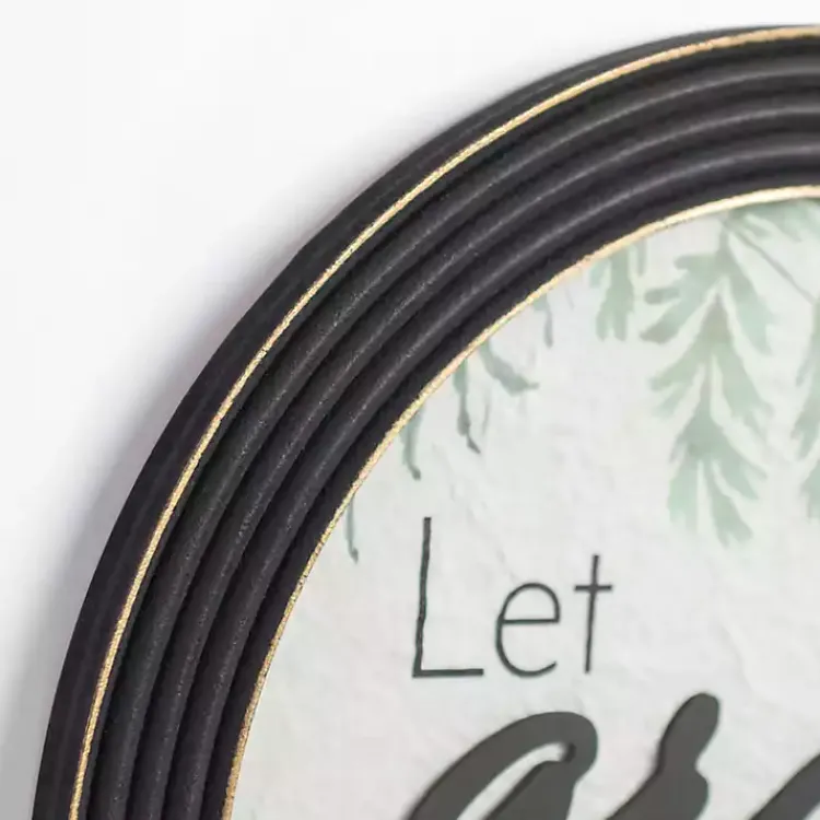 Wall Quotes & Signs-Kirklands Home Round Let Grace Abound Wall Plaque