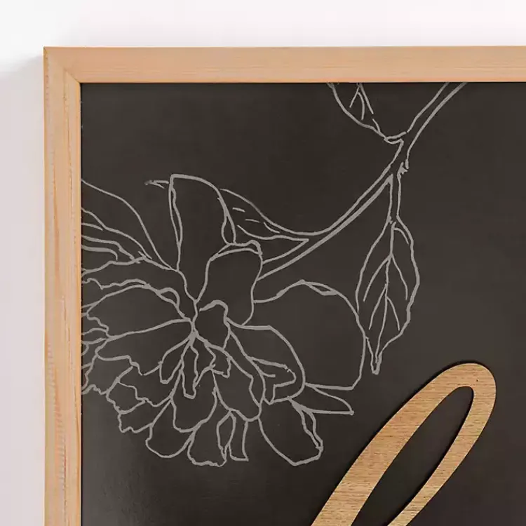 Wall Quotes & Signs-Kirklands Home Love Makes This House a Home Wall Plaque Black