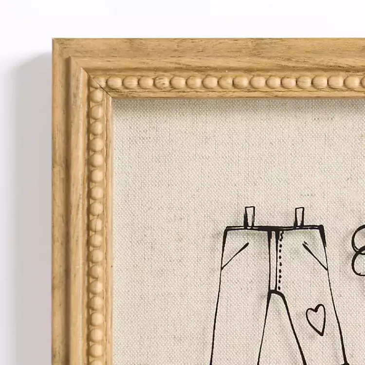 Wall Quotes & Signs-Kirklands Home Laundry Words Framed Wall Plaque