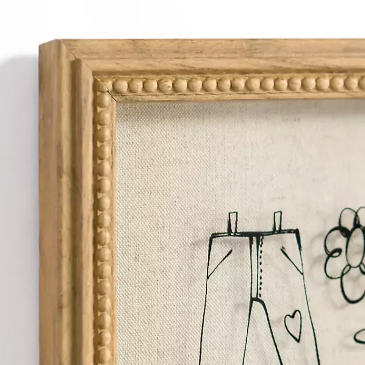 Wall Quotes & Signs-Kirklands Home Laundry Words Framed Wall Plaque