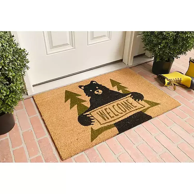 Doormats-Kirklands Home Welcome Bear Doormat