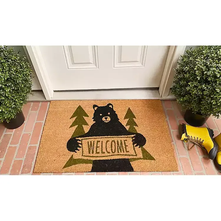 Doormats-Kirklands Home Welcome Bear Doormat