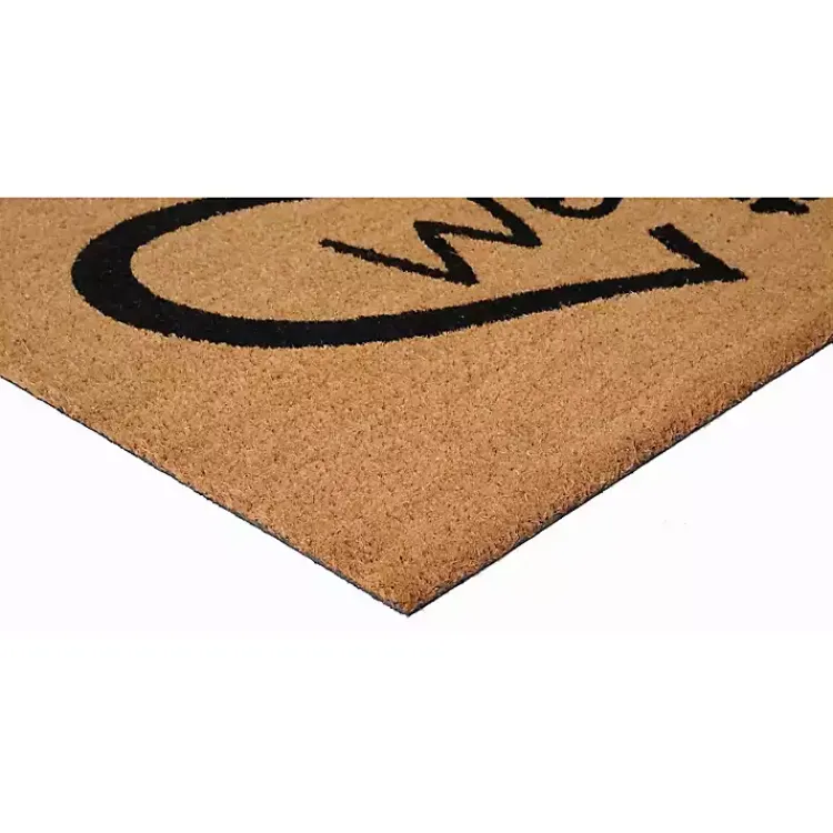 Doormats-Kirklands Home Open Heart Welcome Paws Doormat