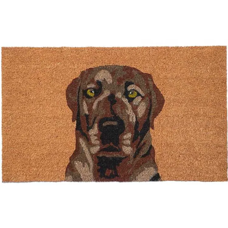 Doormats-Kirklands Home Labrador Doormat Brown