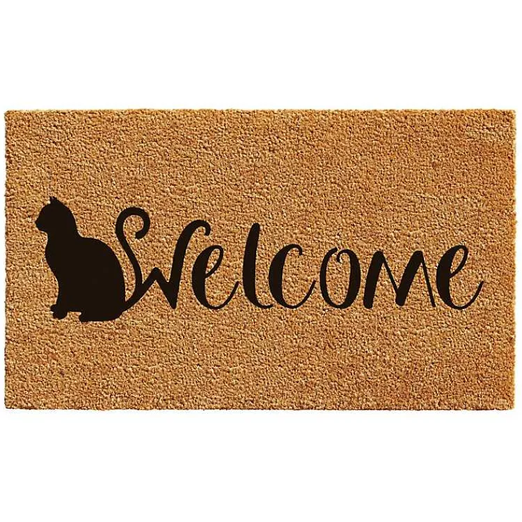 Doormats-Kirklands Home Feline Welcome Doormat