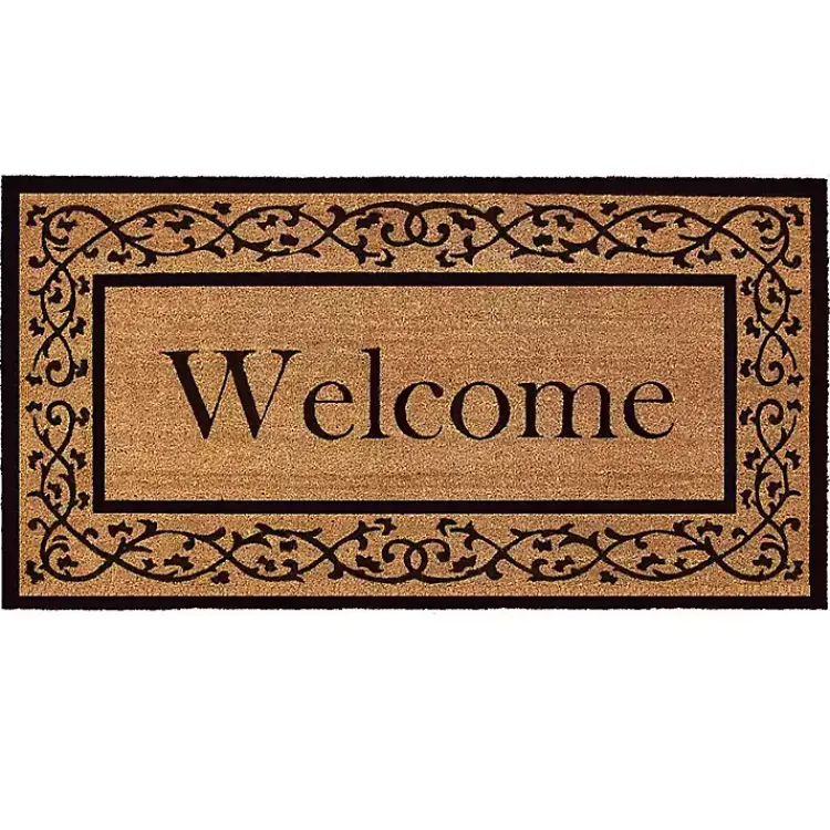 Doormats-Kirklands Home Abbington Welcome Doormat, 48x30
