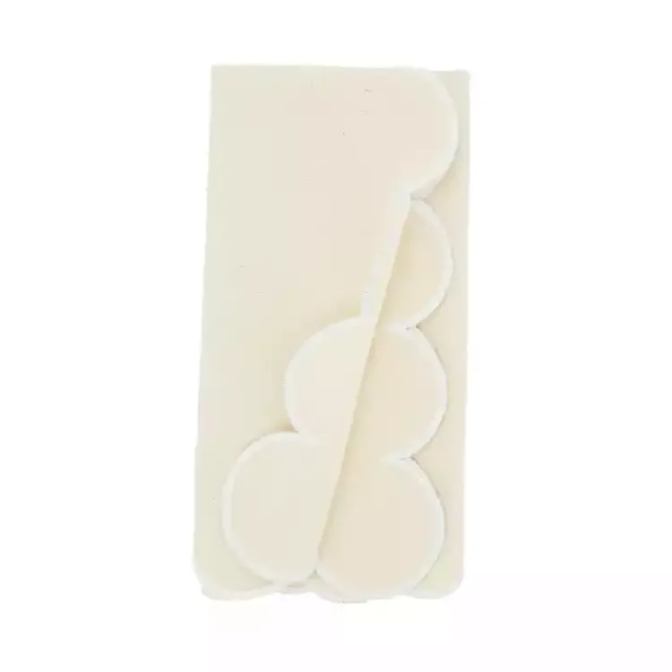 Table Linens-Kirklands Home Neutral Scalloped Edge Napkins, Set of 4 Tan