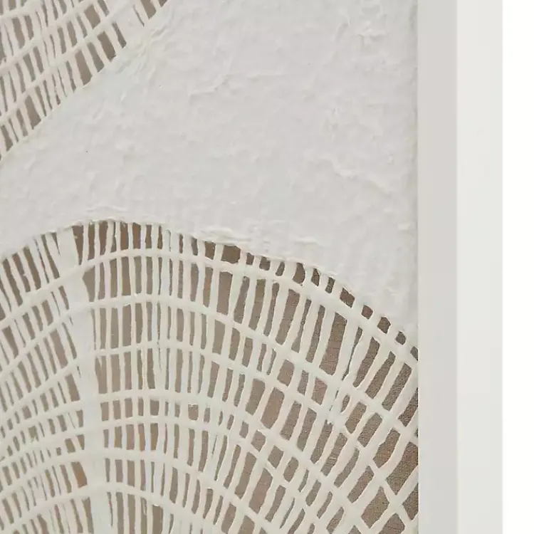 Wall Plaques-Kirklands Home Sand Dollar Rice Paper Shadowbox Wall Plaque White