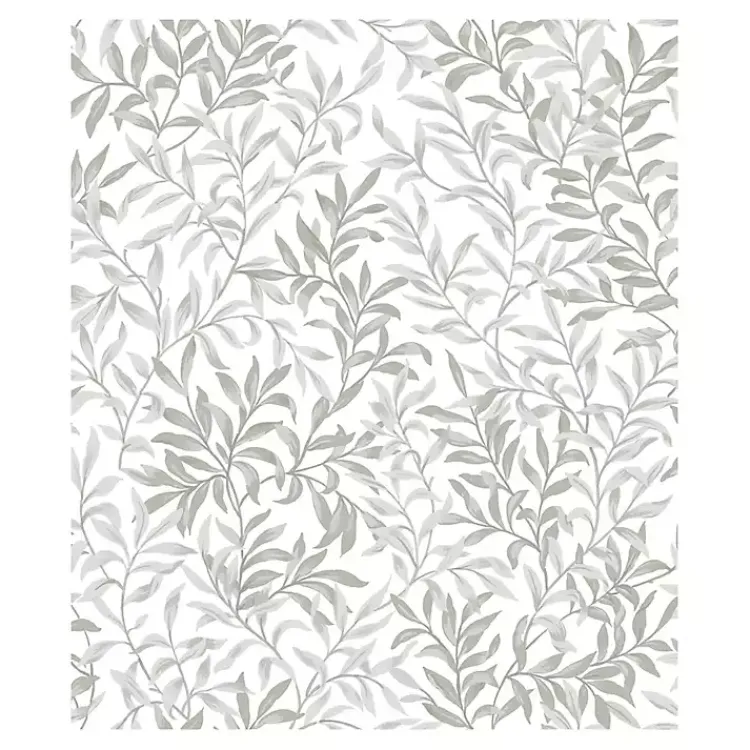 Wall Murals & Wallpaper-Kirklands Home Vines Peel & Stick Wallpaper Gray