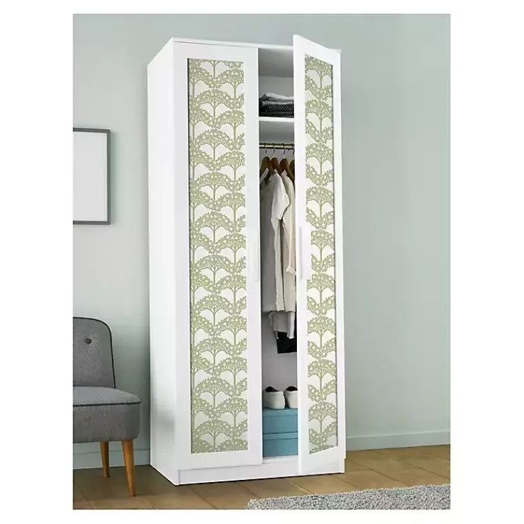 Wall Murals & Wallpaper-Kirklands Home Green Flowering Trees Peel & Stick Wallpaper