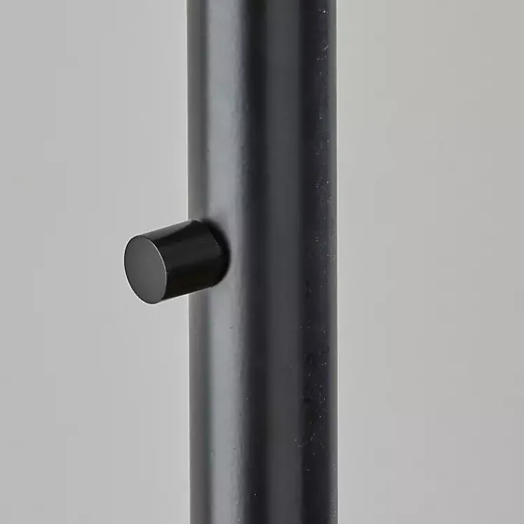 Floor Lamps-Kirklands Home Amalfi Natural Rope Shade Arch Floor Lamp Brown