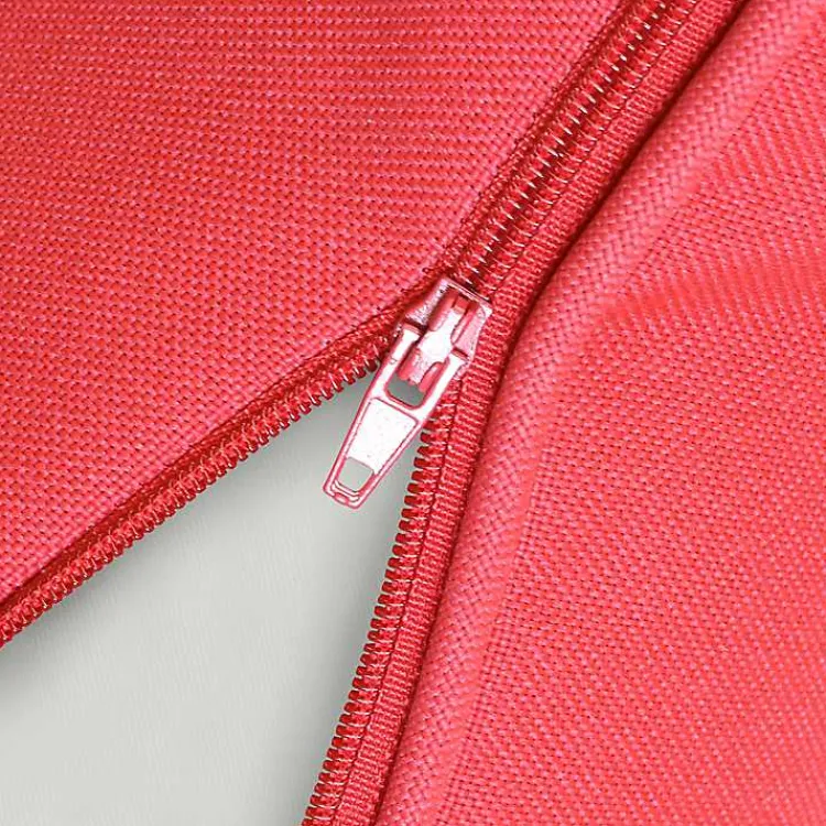 Outdoor Cushions & Pillows-Kirklands Home Ruby Outdoor Lumbar Pillow Red