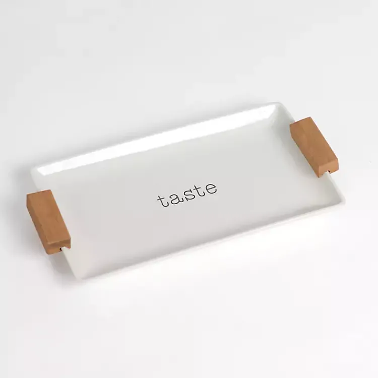 Serving & Entertaining-Kirklands Home Taste Acacia Wood Serving Tray