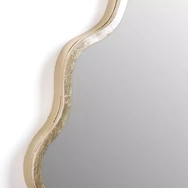 Decorative Mirrors-Kirklands Home Gold Scalloped Seashell Wall Mirror