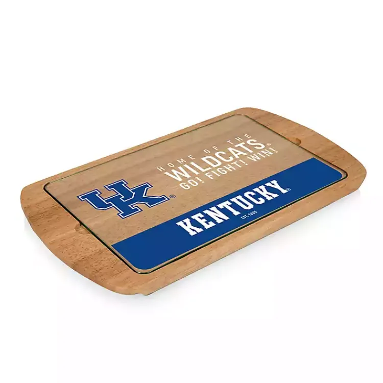 Serving & Entertaining-Kirklands Home Kentucky Wildcats Wood and Glass Serving Board