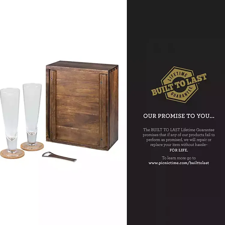 Barware-Kirklands Home Acacia Tampa Bay Buccaneers Beer Glass Set